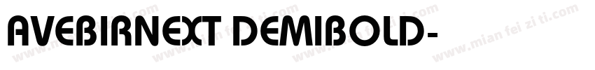 AVEBIRNEXT DEMIBOLD字体转换